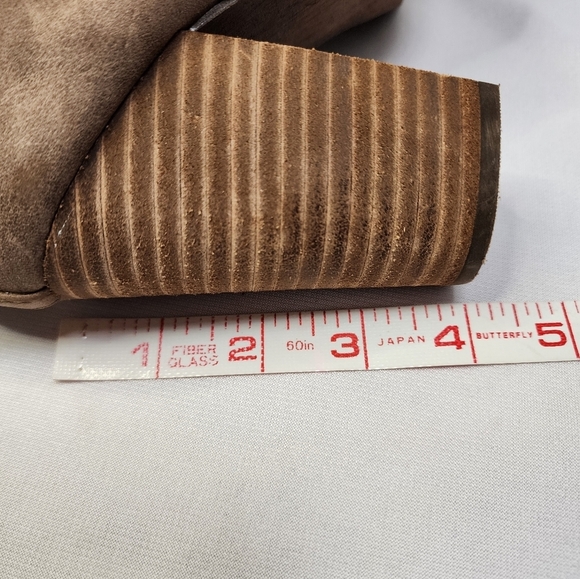 Guess Taupe Ankle Bootieswith Open Toe - Picture 12 of 12